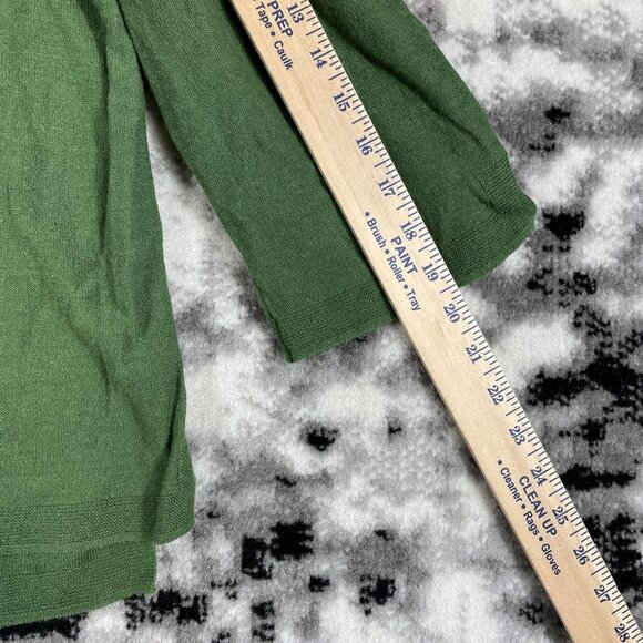 J Jill Top Womens Size‎ Large Tall Green Linen Cotton Comfort Soft Lightweight - Picture 6 of 11